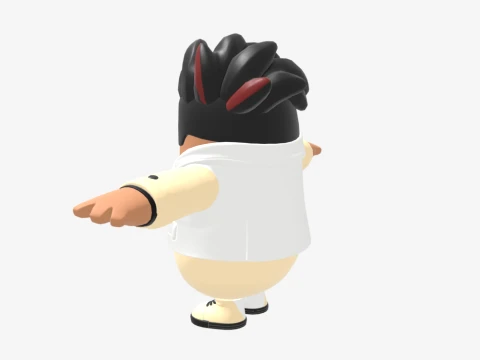 Paxton Price Fall Guy - Fortnite 3D Model