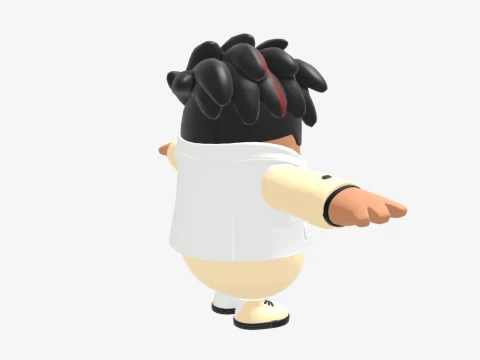 Paxton Price Fall Guy - Fortnite 3D Model