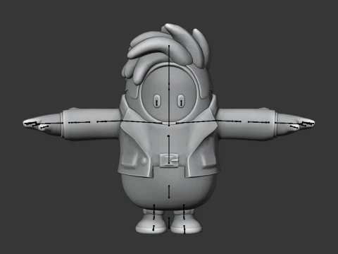 Paxton Price Fall Guy - Fortnite 3D Model