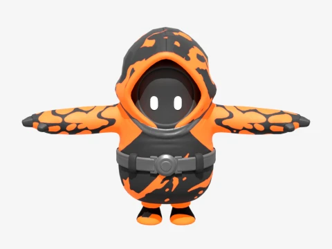Molten Omen Fall Guy - Fortnite 3D Model