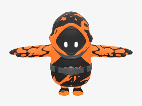 Molten Omen Fall Guy - Fortnite 3D Model