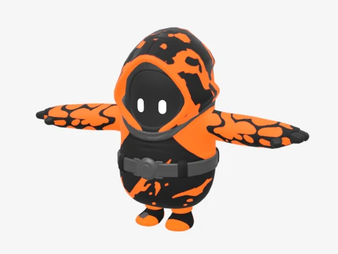 Molten Omen Fall Guy - Fortnite 3D Model