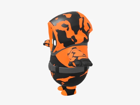 Molten Omen Fall Guy - Fortnite 3D Model