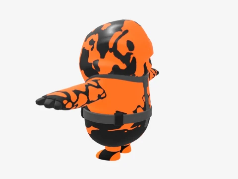 Molten Omen Fall Guy - Fortnite 3D Model
