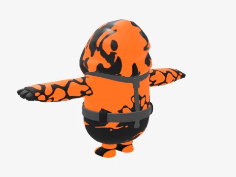 Molten Omen Fall Guy - Fortnite 3D Model