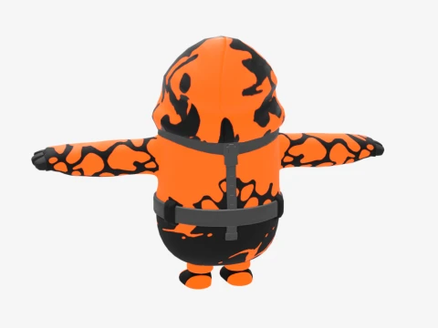 Molten Omen Fall Guy - Fortnite 3D Model