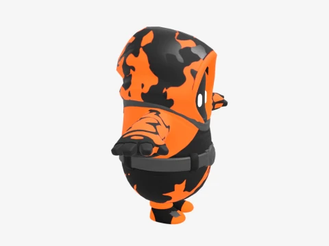 Molten Omen Fall Guy - Fortnite 3D Model