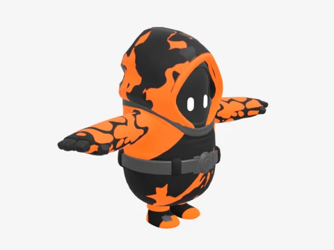 Molten Omen Fall Guy - Fortnite 3D Model