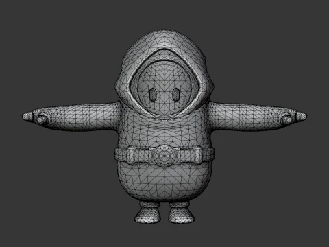 Molten Omen Fall Guy - Fortnite 3D Model