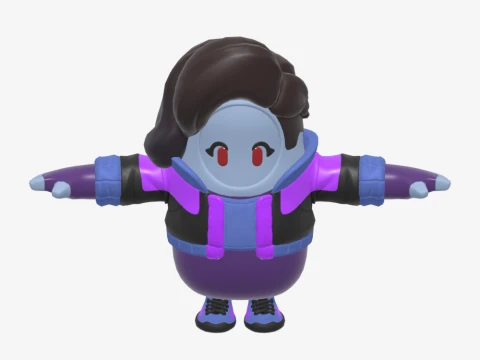 Dark Ruby Fall Guy - Fortnite 3D Model
