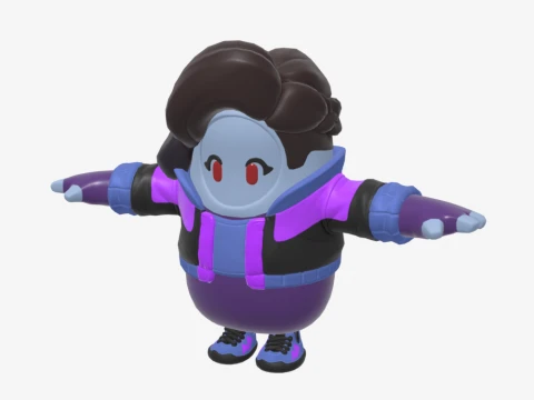 Dark Ruby Fall Guy - Fortnite 3D Model