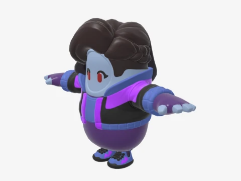 Dark Ruby Fall Guy - Fortnite 3D Model