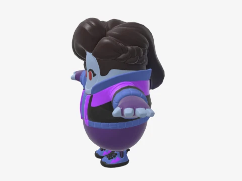 Dark Ruby Fall Guy - Fortnite 3D Model