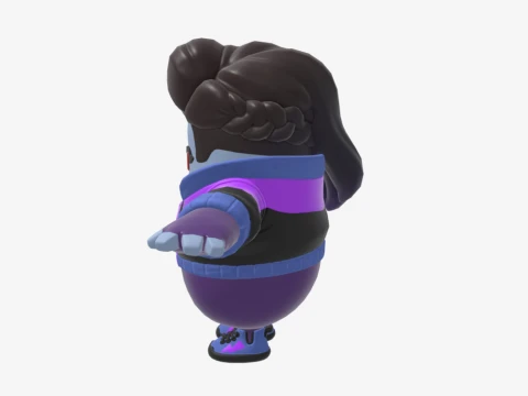 Dark Ruby Fall Guy - Fortnite 3D Model