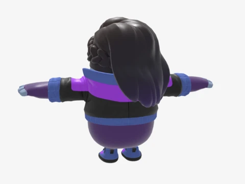 Dark Ruby Fall Guy - Fortnite 3D Model