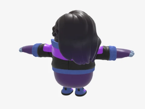 Dark Ruby Fall Guy - Fortnite 3D Model