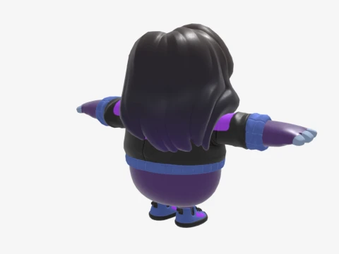 Dark Ruby Fall Guy - Fortnite 3D Model
