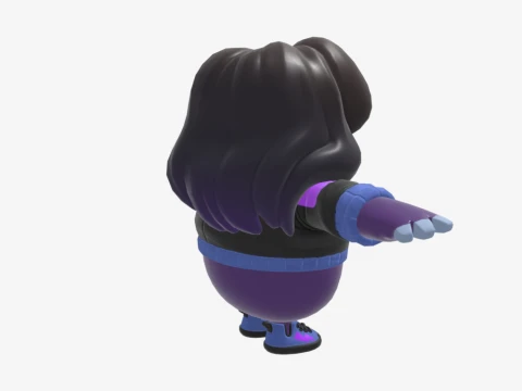 Dark Ruby Fall Guy - Fortnite 3D Model
