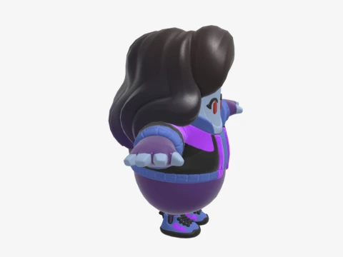 Dark Ruby Fall Guy - Fortnite 3D Model