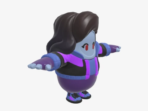 Dark Ruby Fall Guy - Fortnite 3D Model