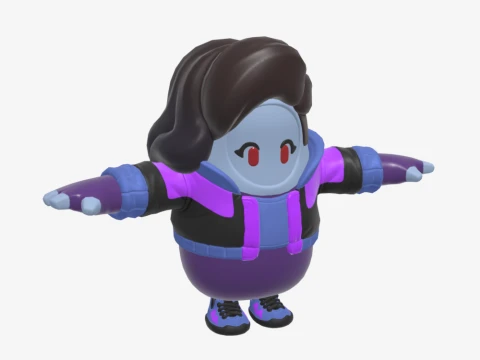Dark Ruby Fall Guy - Fortnite 3D Model