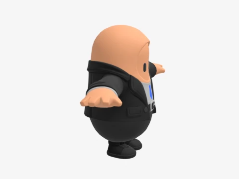Diamond Hanz Fall Guy - Fortnite 3D Model