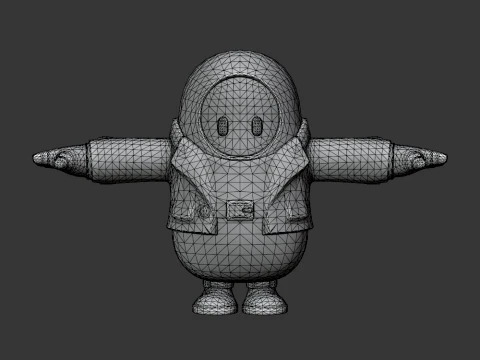 Diamond Hanz Fall Guy - Fortnite 3D Model