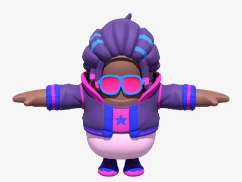 Imani Fall Guy - Fortnite 3D Model