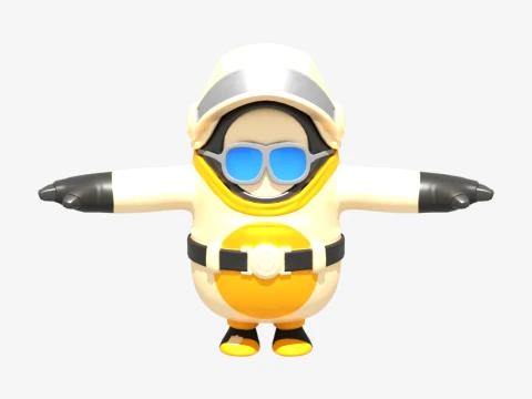 Venturion Fall Guy - Fortnite 3D Model