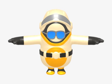Venturion Fall Guy - Fortnite 3D Model