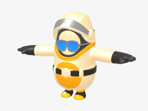 Venturion Fall Guy - Fortnite 3D Model