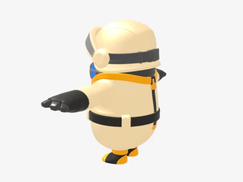 Venturion Fall Guy - Fortnite 3D Model