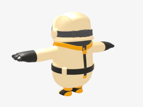 Venturion Fall Guy - Fortnite 3D Model