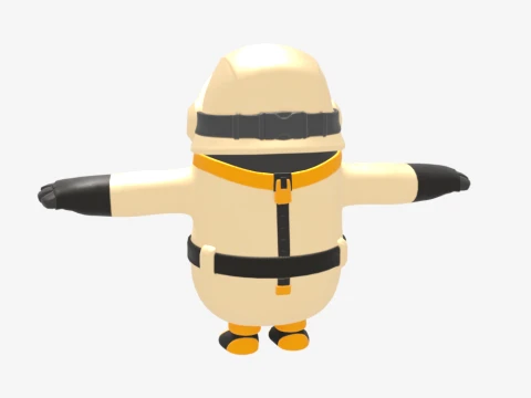Venturion Fall Guy - Fortnite 3D Model