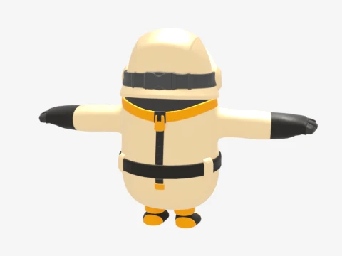 Venturion Fall Guy - Fortnite 3D Model