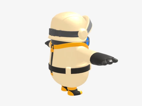 Venturion Fall Guy - Fortnite 3D Model