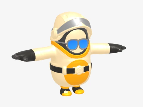 Venturion Fall Guy - Fortnite 3D Model