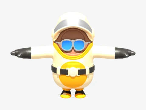 Venturia Fall Guy - Fortnite 3D Model