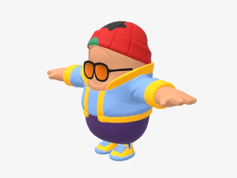 Aubrey Fall Guy - Fortnite 3D Model