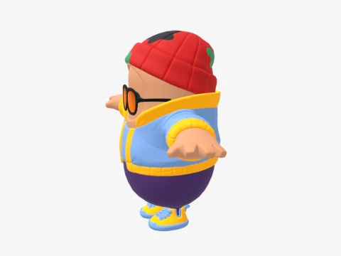 Aubrey Fall Guy - Fortnite 3D Model
