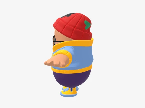 Aubrey Fall Guy - Fortnite 3D Model