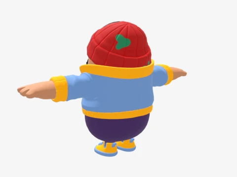 Aubrey Fall Guy - Fortnite 3D Model