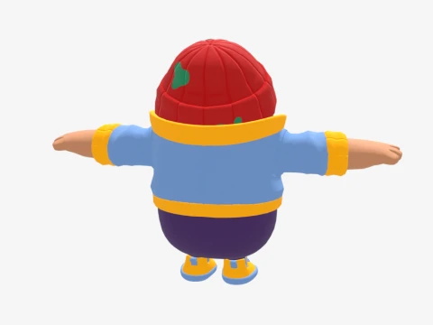 Aubrey Fall Guy - Fortnite 3D Model