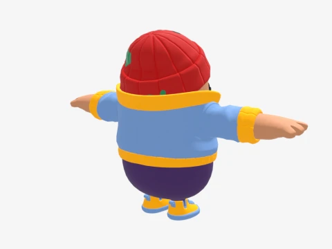Aubrey Fall Guy - Fortnite 3D Model