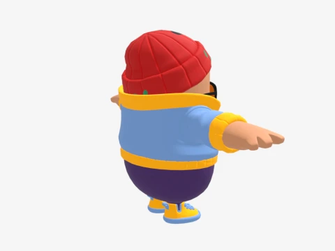 Aubrey Fall Guy - Fortnite 3D Model