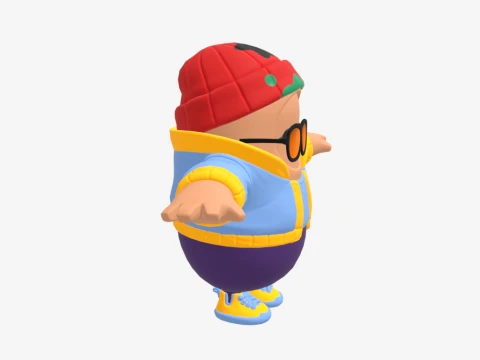 Aubrey Fall Guy - Fortnite 3D Model