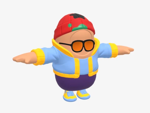 Aubrey Fall Guy - Fortnite 3D Model