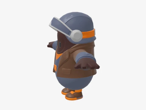 Maximilian Fall Guy - Fortnite 3D Model