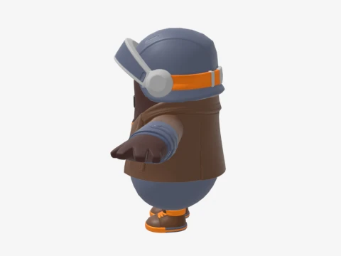 Maximilian Fall Guy - Fortnite 3D Model