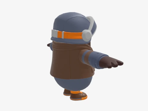 Maximilian Fall Guy - Fortnite 3D Model